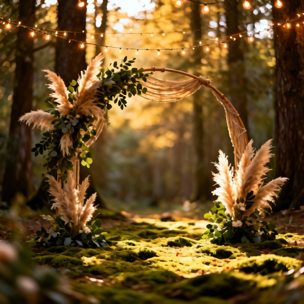 AI Forest Micro Wedding Photo