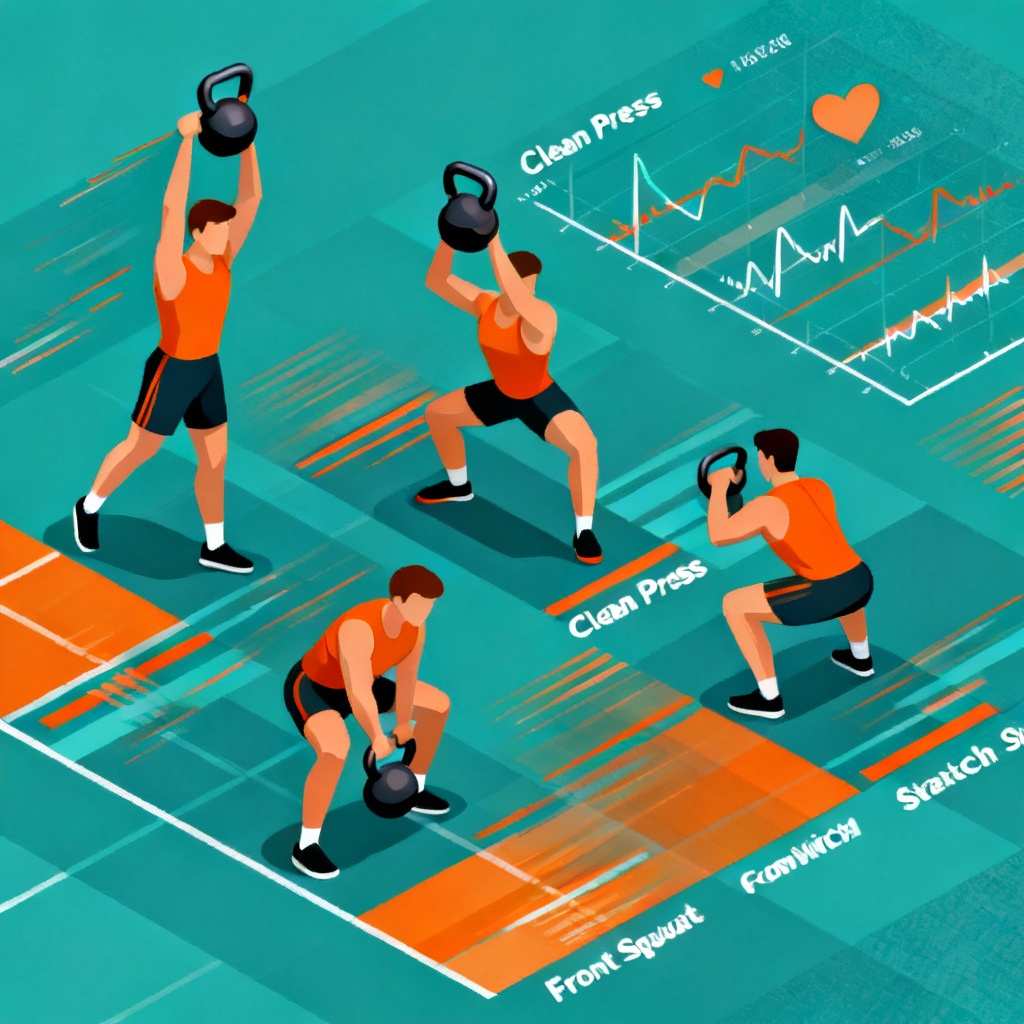 Kettlebell conditioning complex routine visual