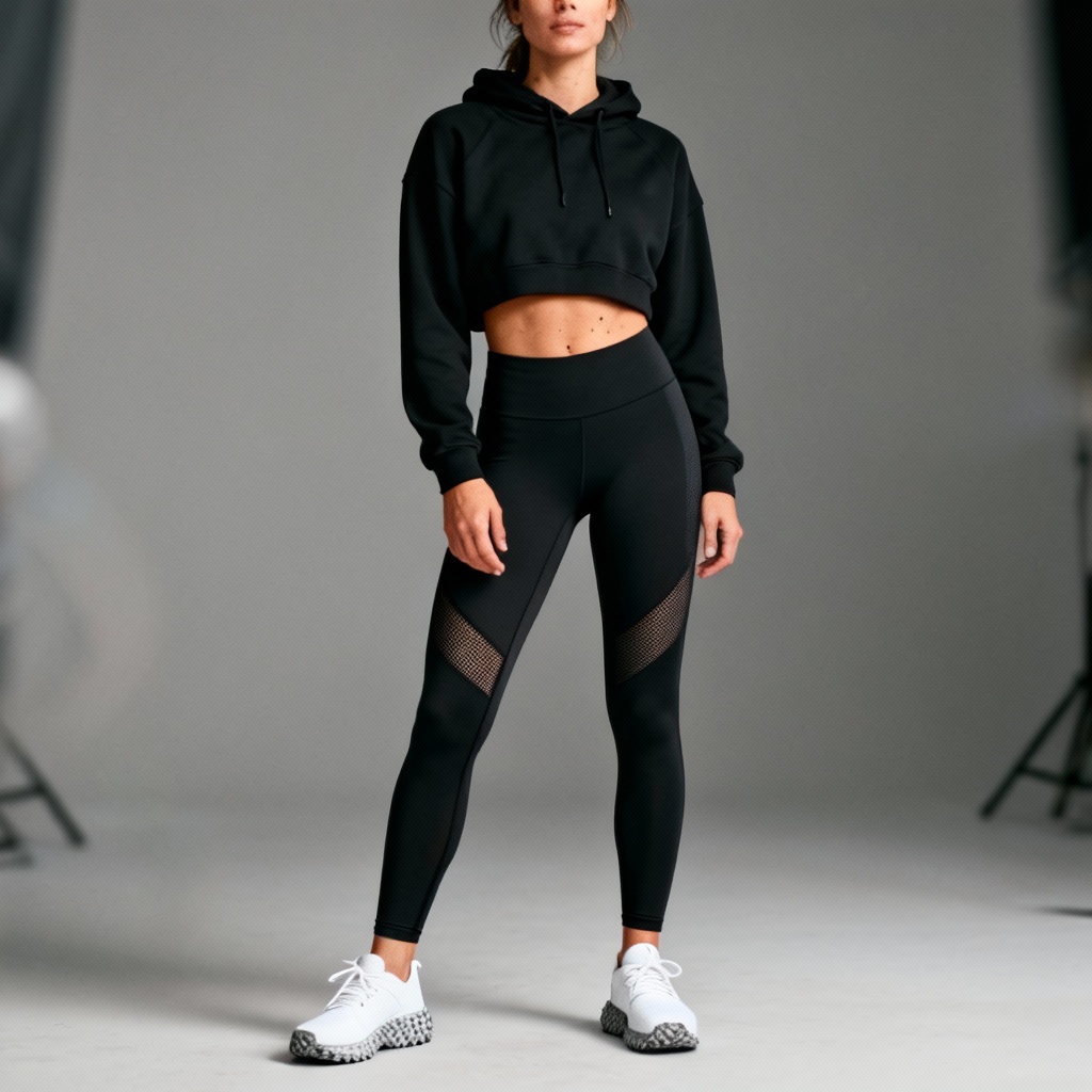 AI full body athletic streetwear portrait