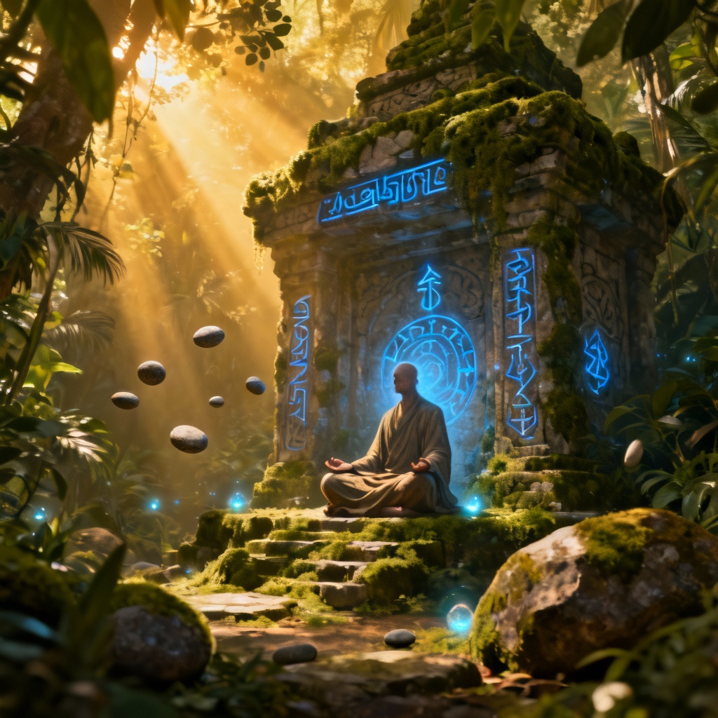 AI Force Temple In Jungle