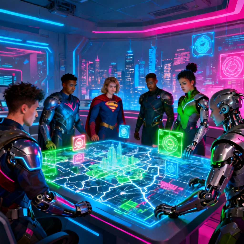 AI hero mission briefing art