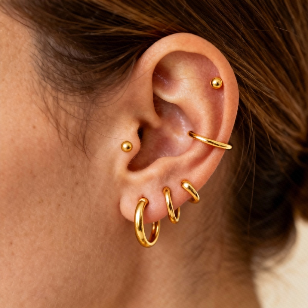 AI Ear Piercing Try On