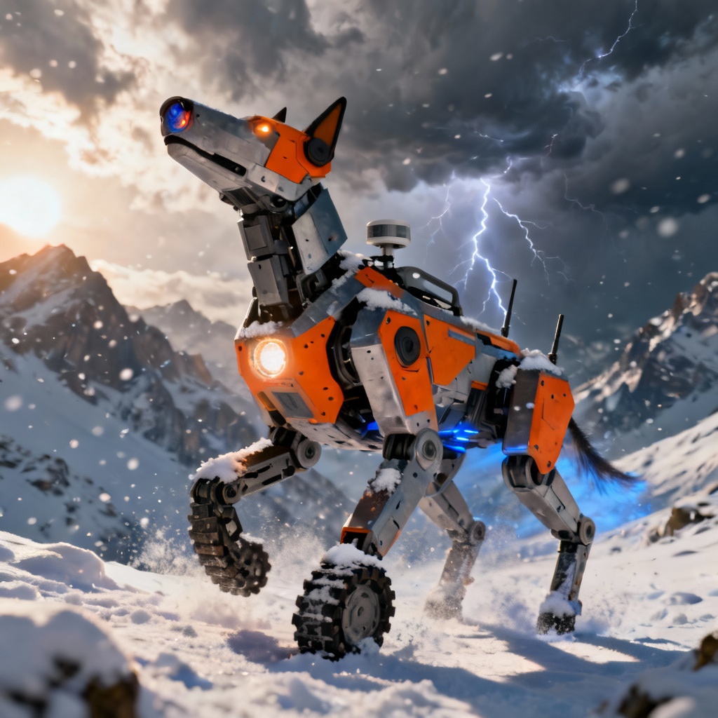 AI Search And Rescue Robot Dog