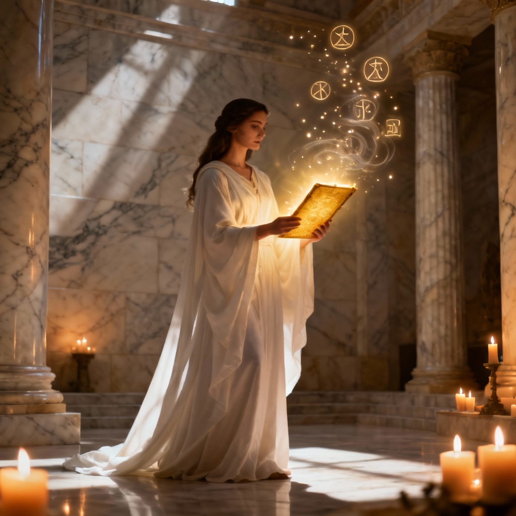 AI Prophecy Temple Oracle Vision