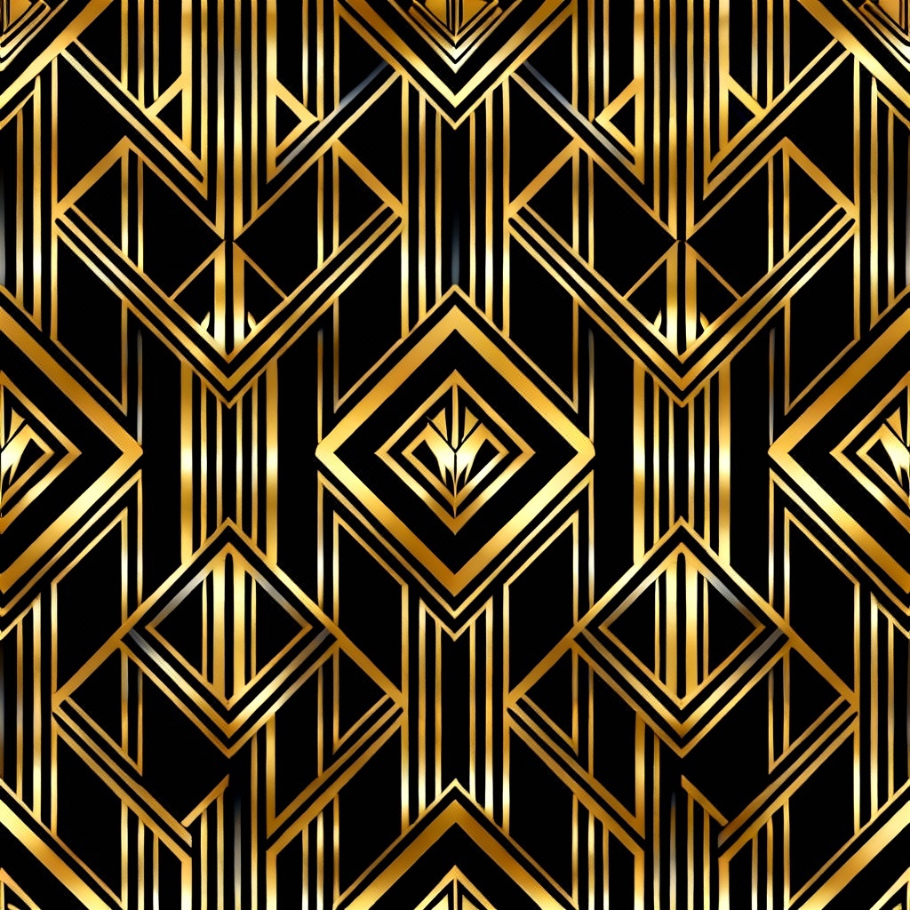 AI seamless geometric pattern background