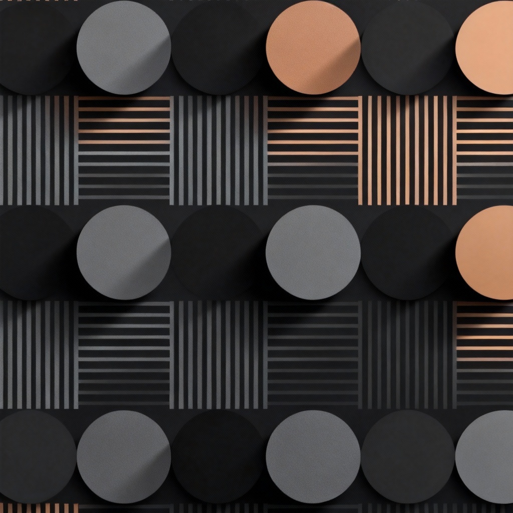 AI geometric minimal wallpaper pattern