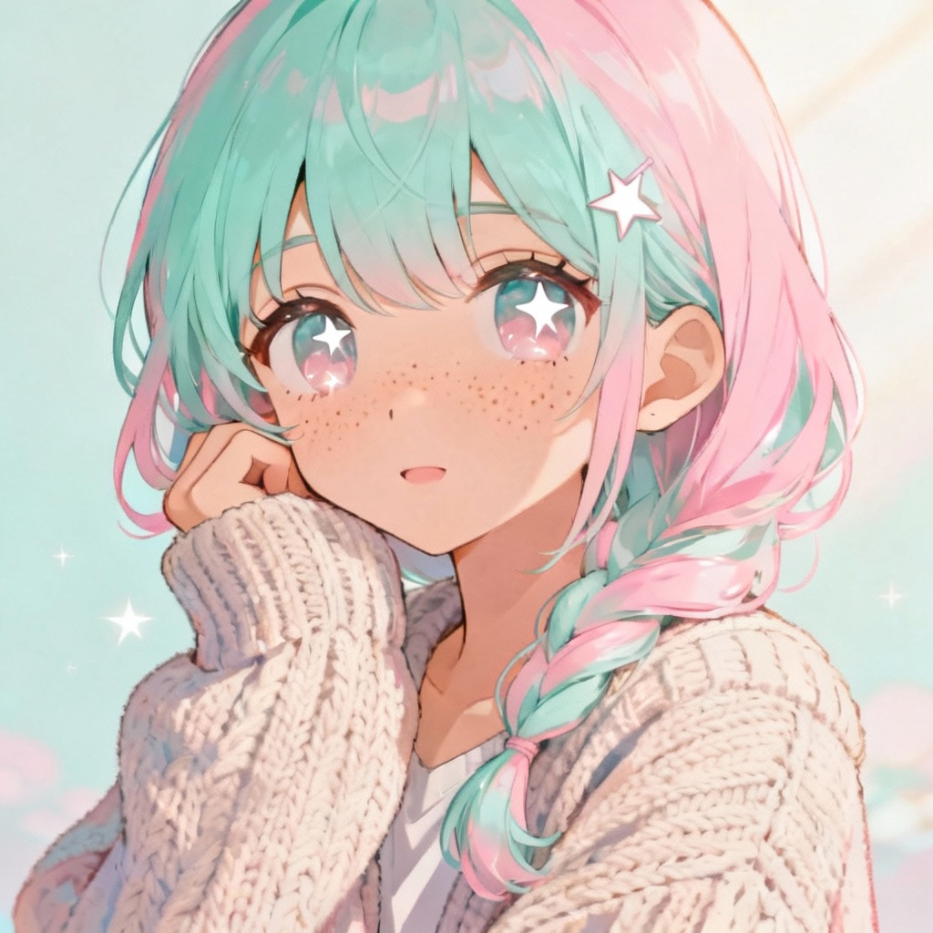 AI Suki cozy pastel girl avatar