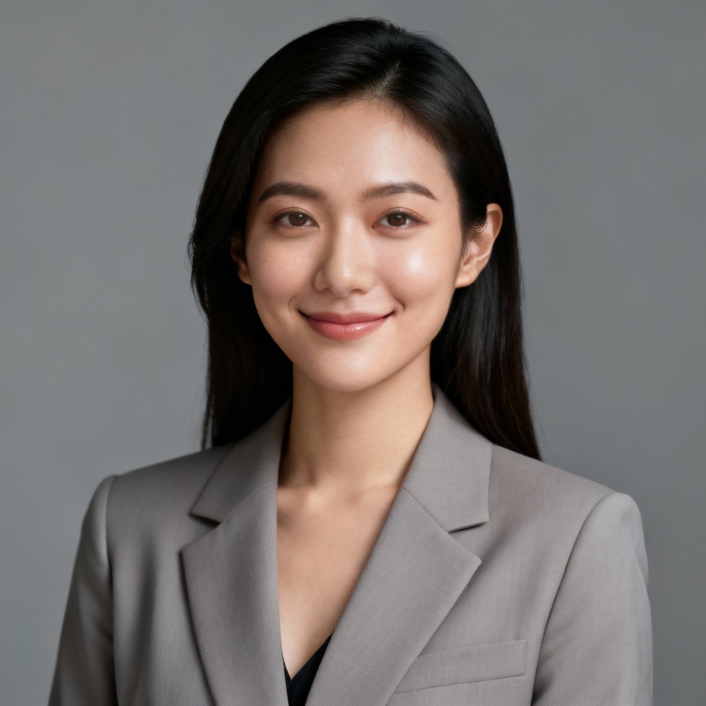 Professional Mai avatar, semi-realistic LinkedIn-style headshot