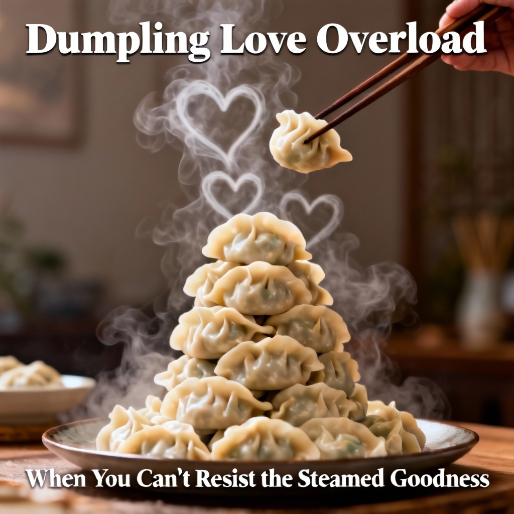 AI dumpling tower meme