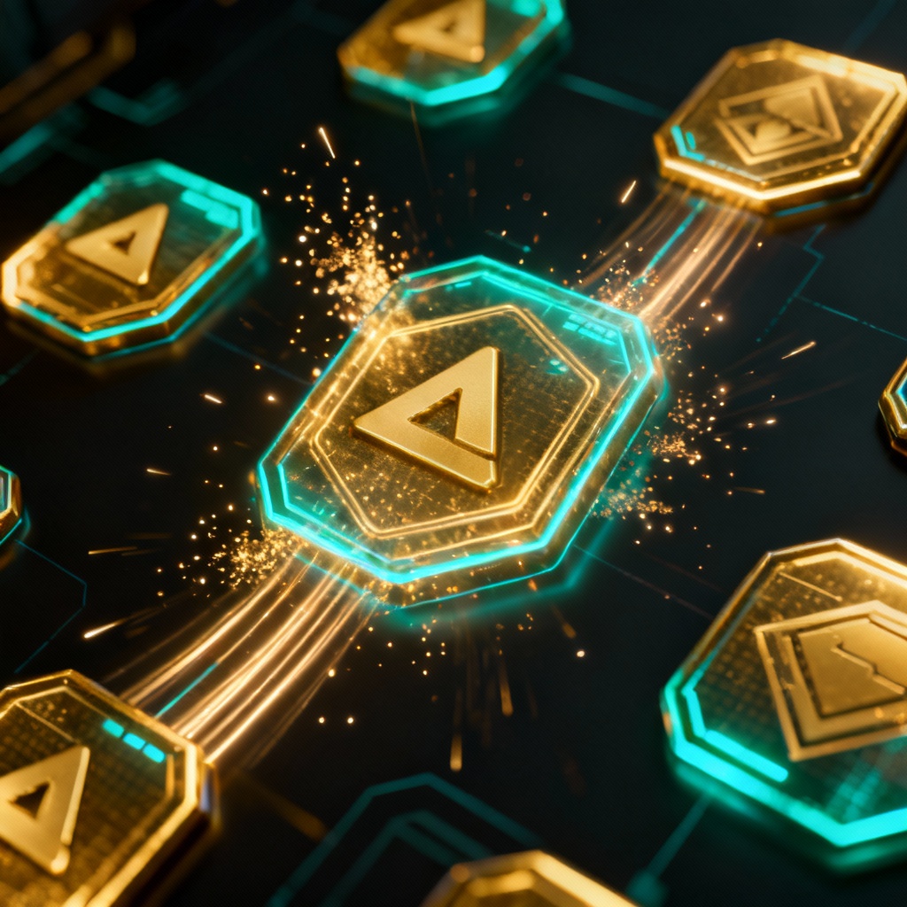 AI animated stream alerts concept in glowing HUD style