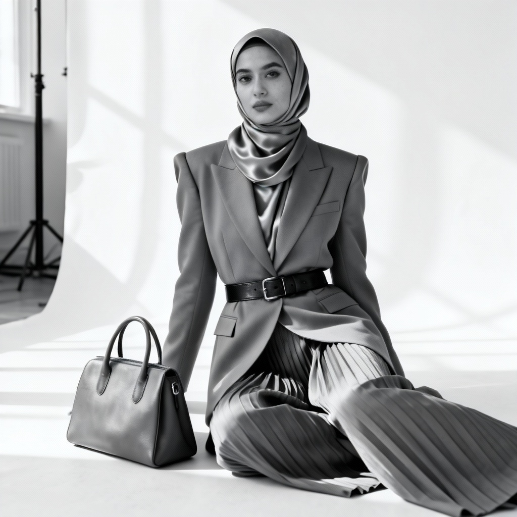 AI Modest Workwear With Hijab