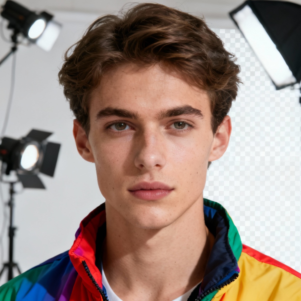 AI isolated subject with transparent background