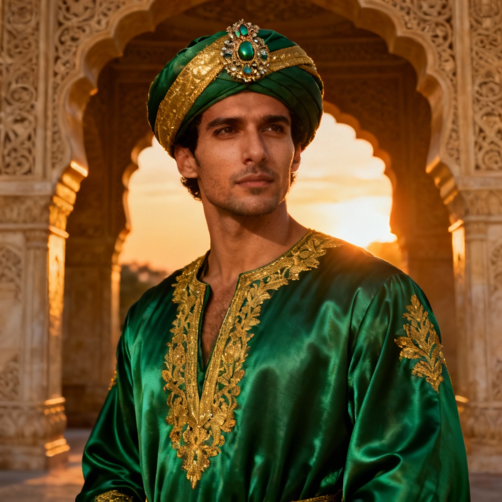 AI Sultan Ceremonial Robes