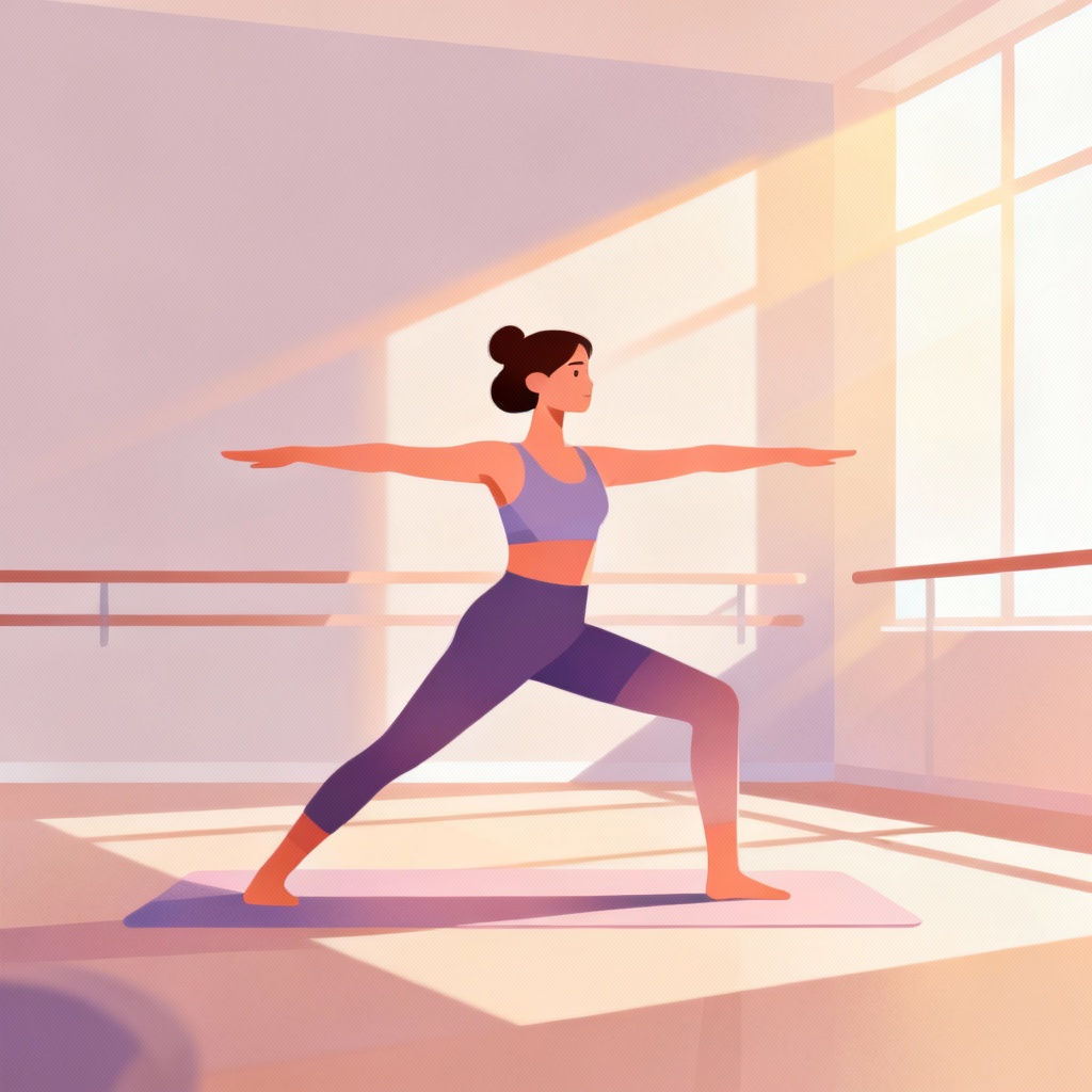 AI Yoga Flow Illustration