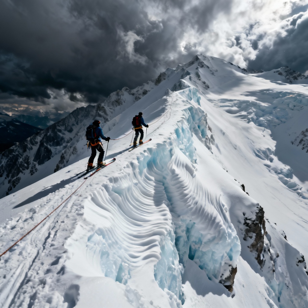 AI Backcountry Ski Traverse Image
