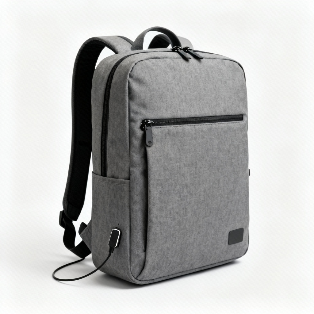 AI minimalist laptop backpack for commuters
