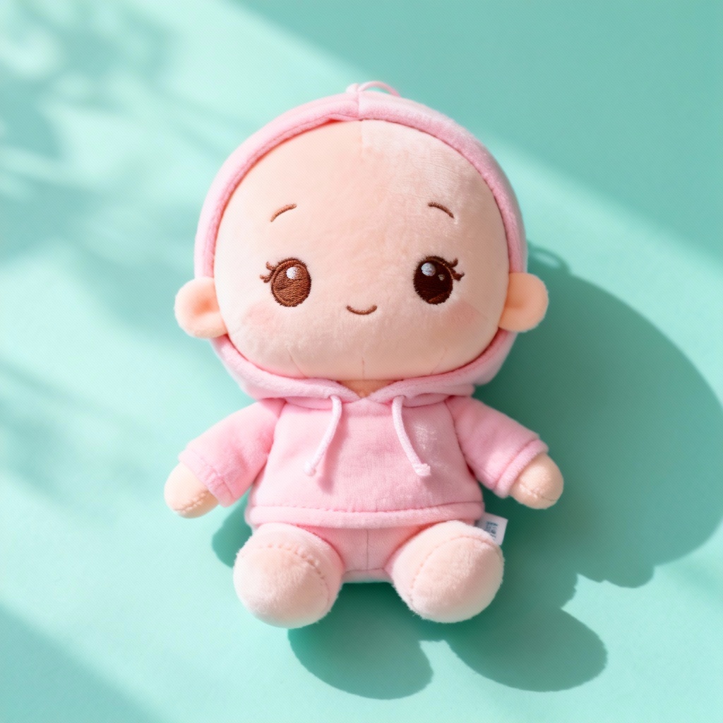 AI kawaii plush baby doll