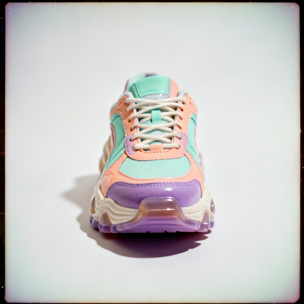 AI retro 90s chunky sneaker color block