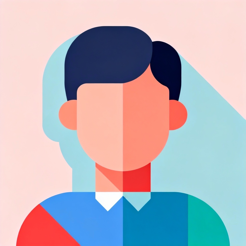 Vector minimalist avatar icon