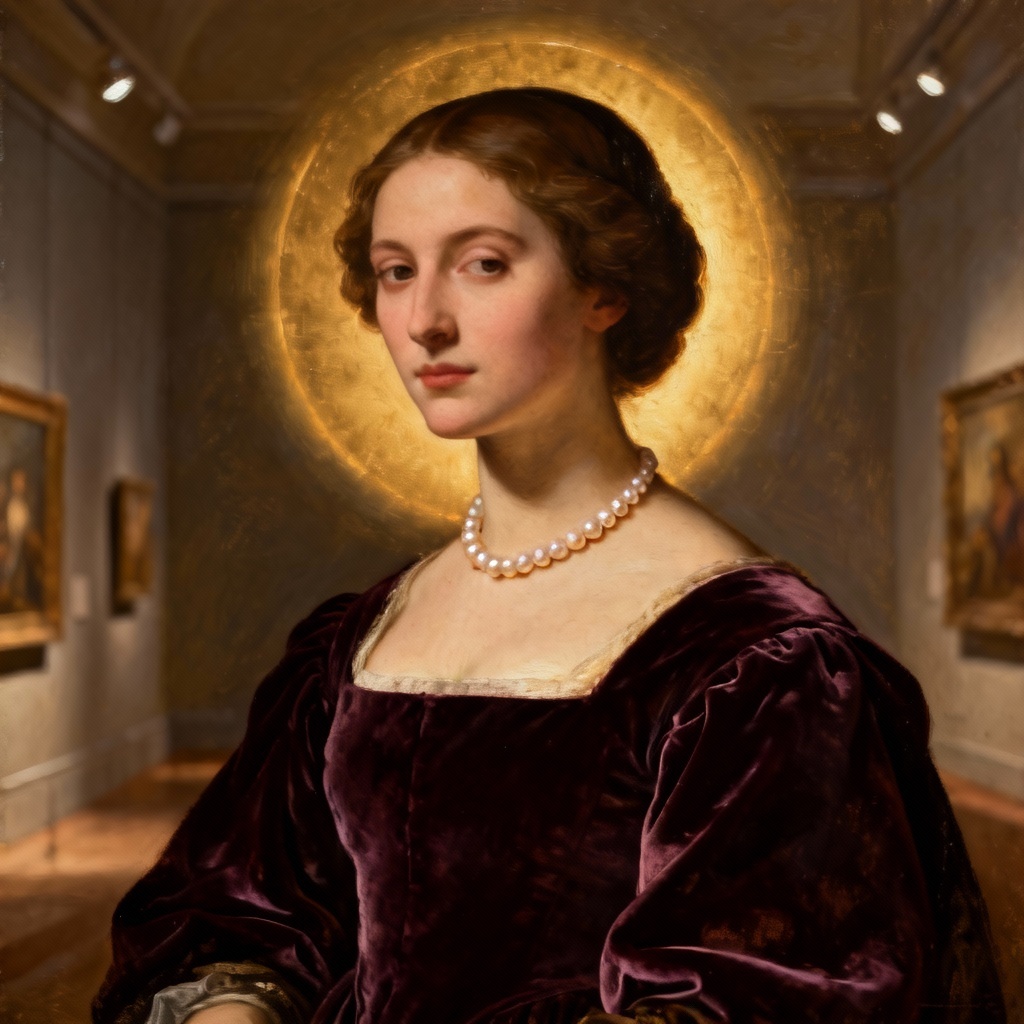 AI Renaissance Classic Beauty Portrait