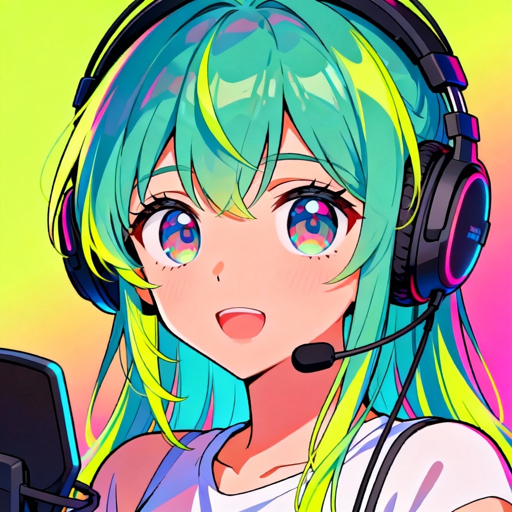 AI anime style streamer avatar
