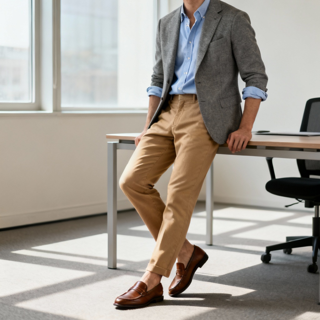 AI Smart Casual Blazer With Chinos