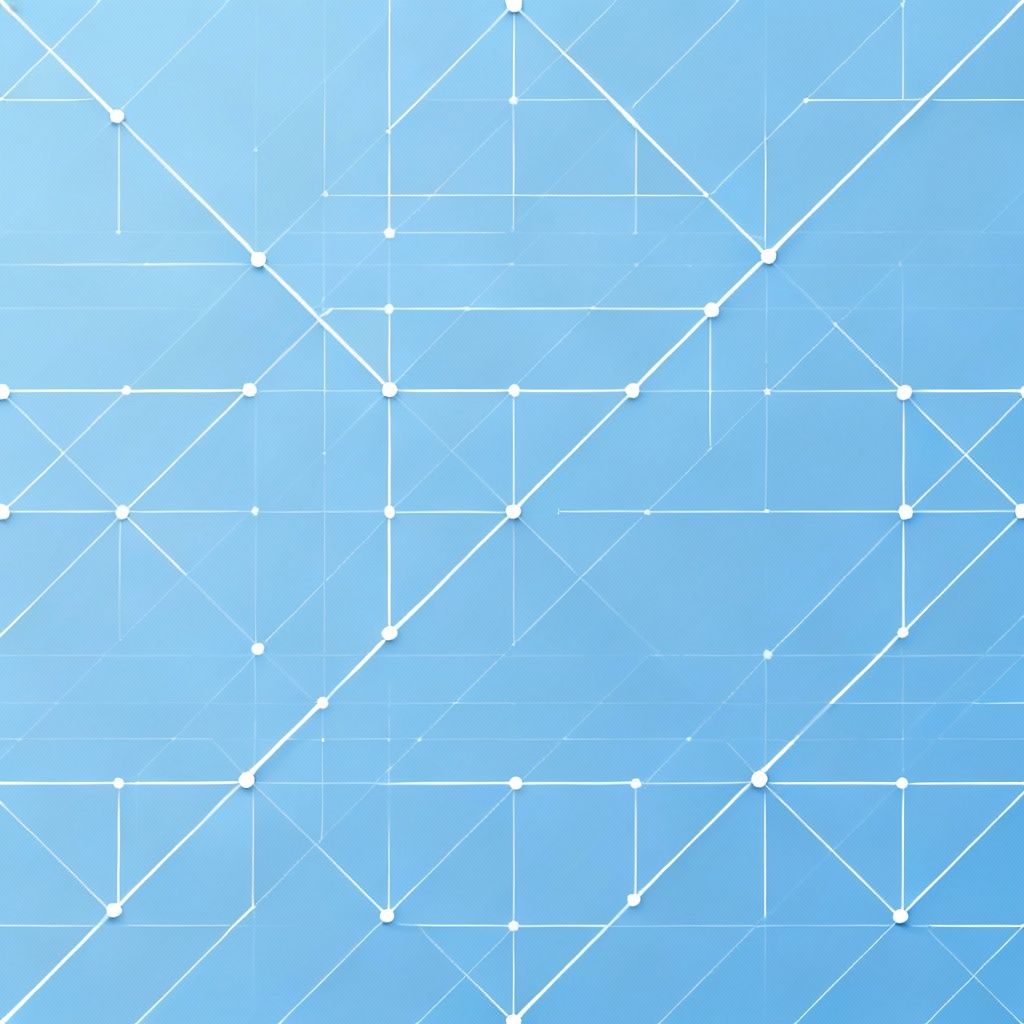 AI light blue geometric pattern background