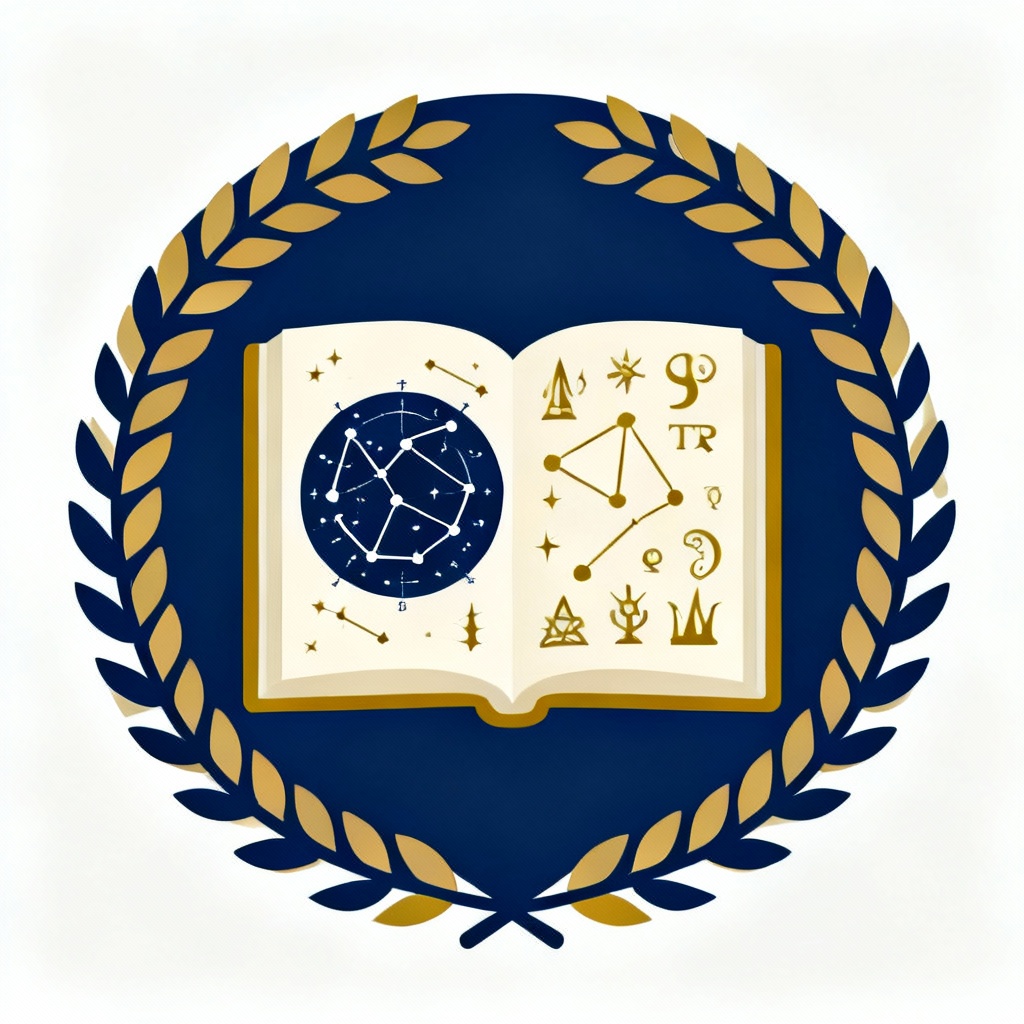 AI arcane atlas wizard emblem logo