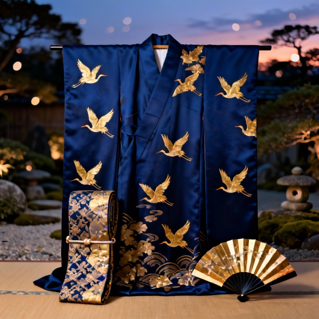 AI Luxurious Imperial Kimono