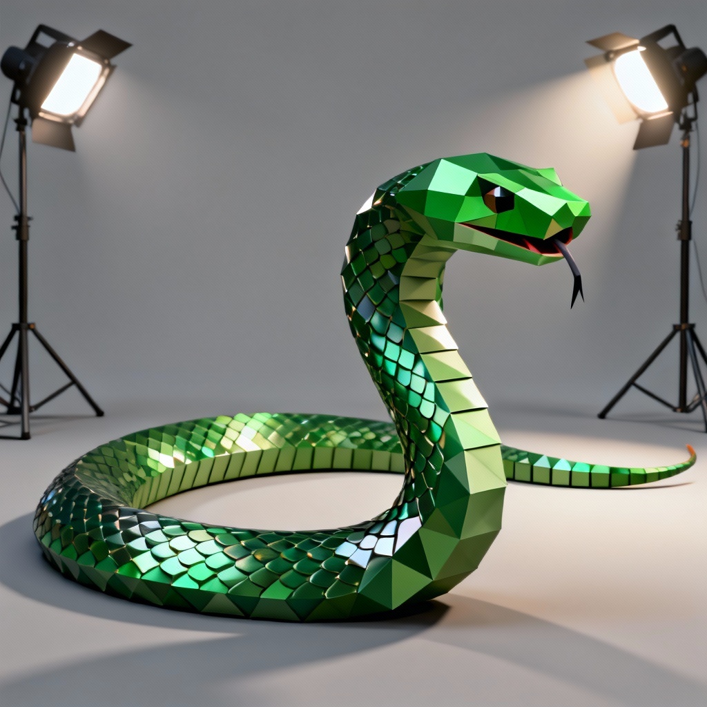 AI Low-Poly Game Viper