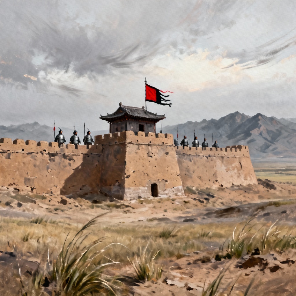 AI Qin dynasty Great Wall outpost