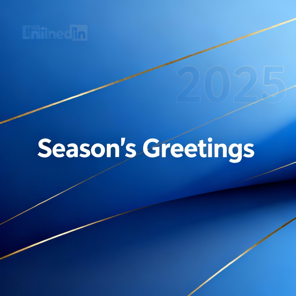AI Corporate New Year Wishes Banner