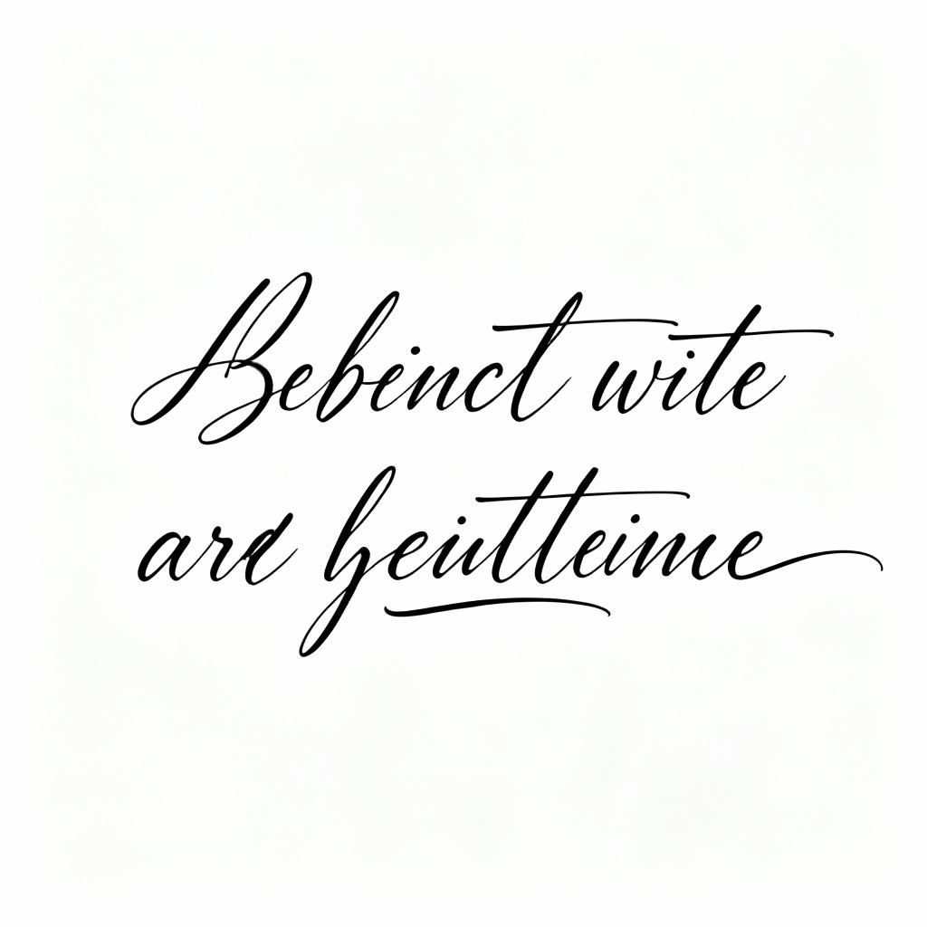 AI minimal script wrist quote tatoo