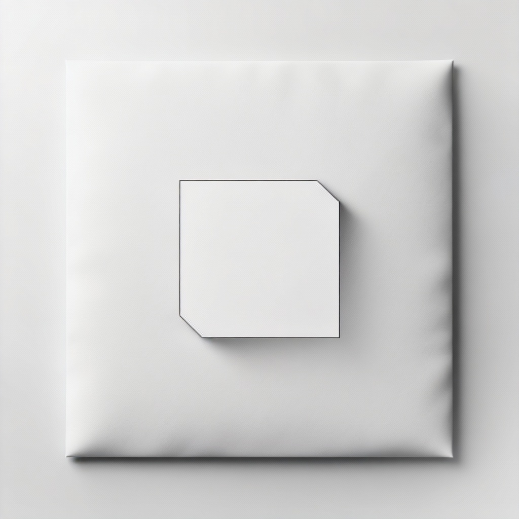 AI minimalist album cover with geometric shape
