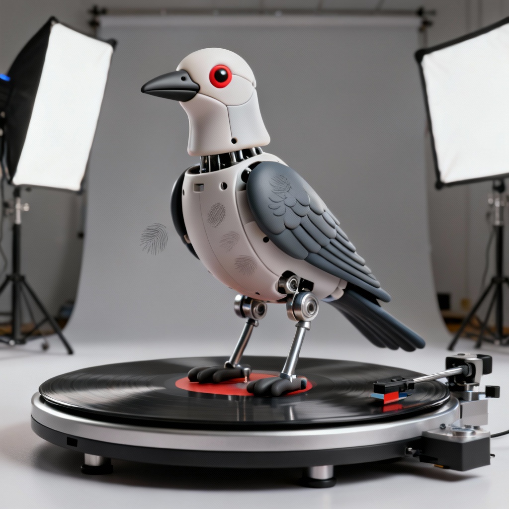 AI Toy Chica 3D studio render