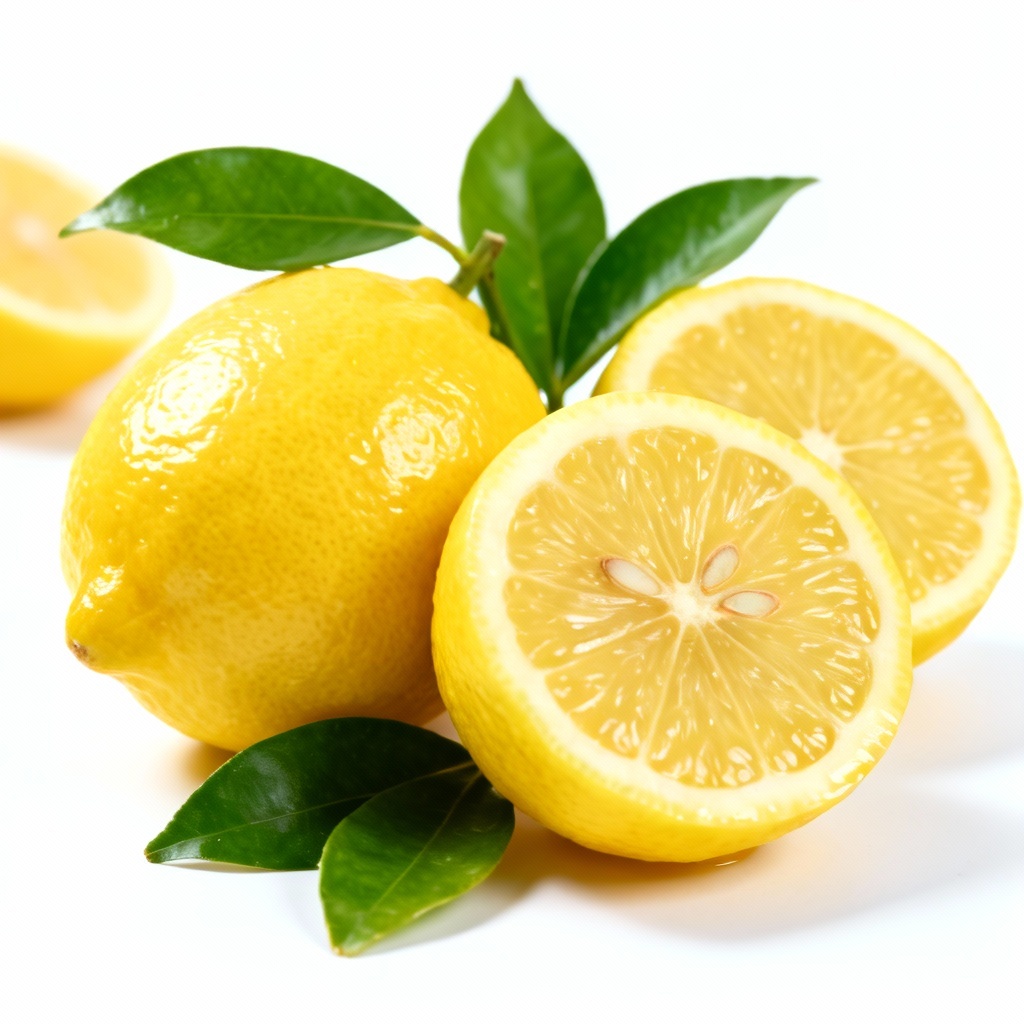 AI lemon generator hero image with fresh lemons and slices