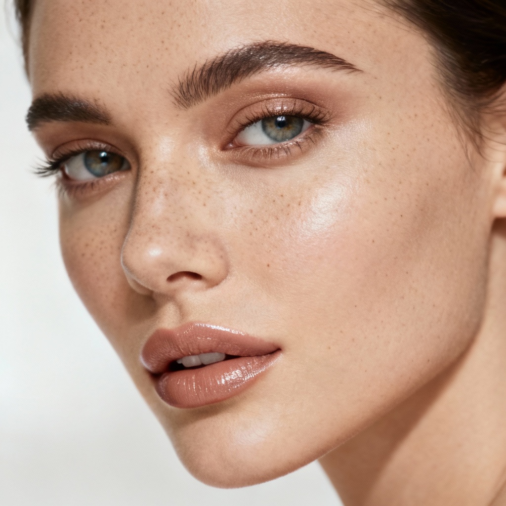 AI Beauty Closeup Portrait
