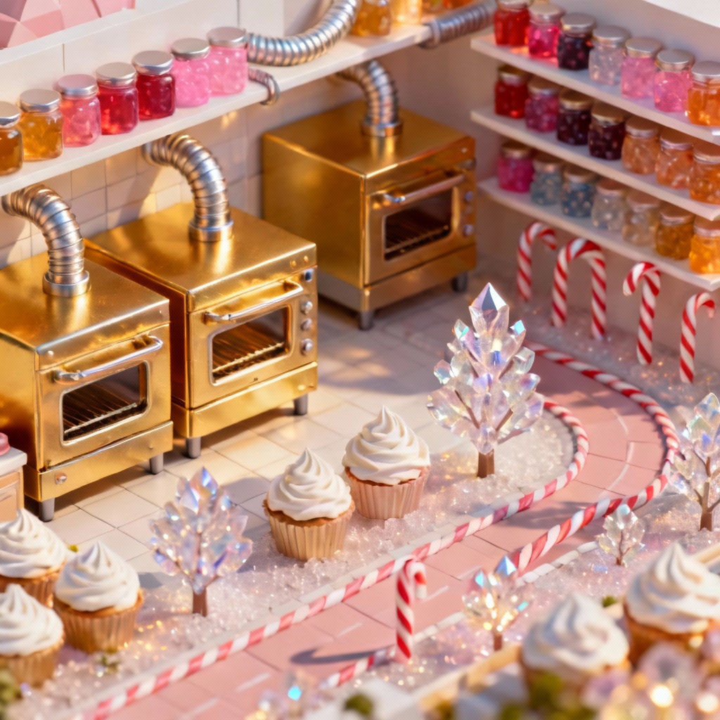 AI Cookie Run Kingdom isometric bakery base