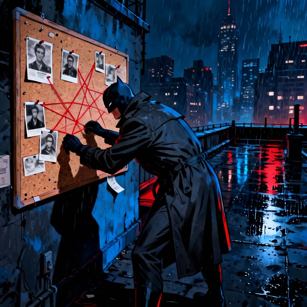 AI detective superhero mission