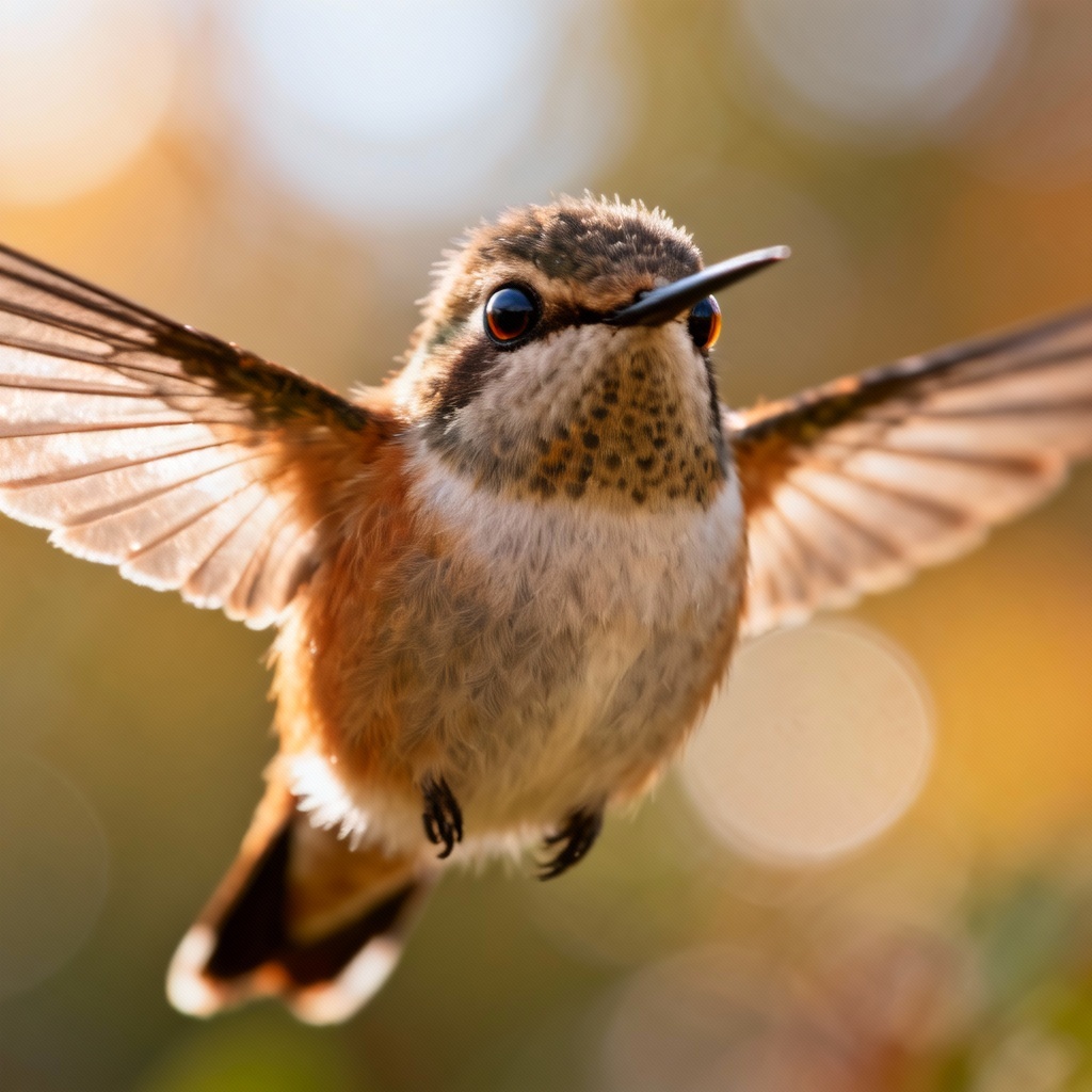 AI realistic fruit bat closeup