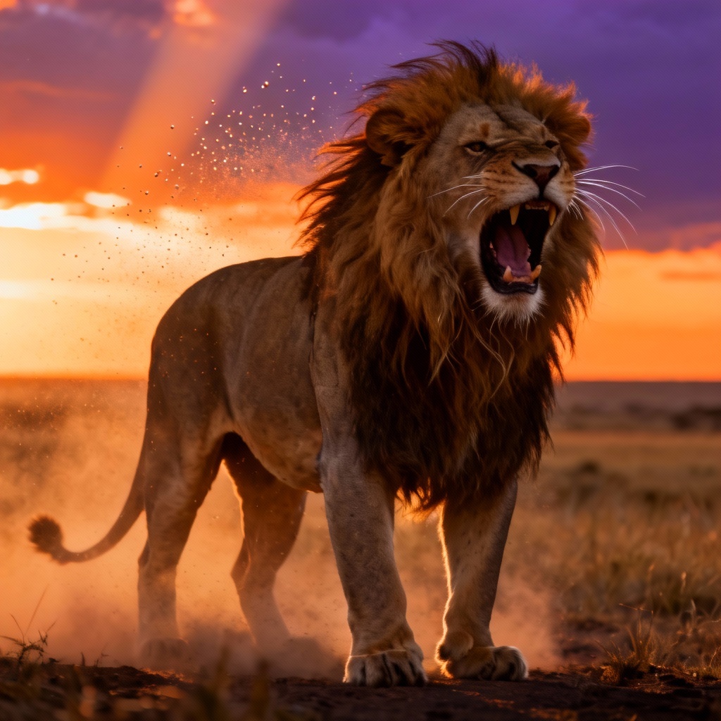 AI lion generator hero artwork