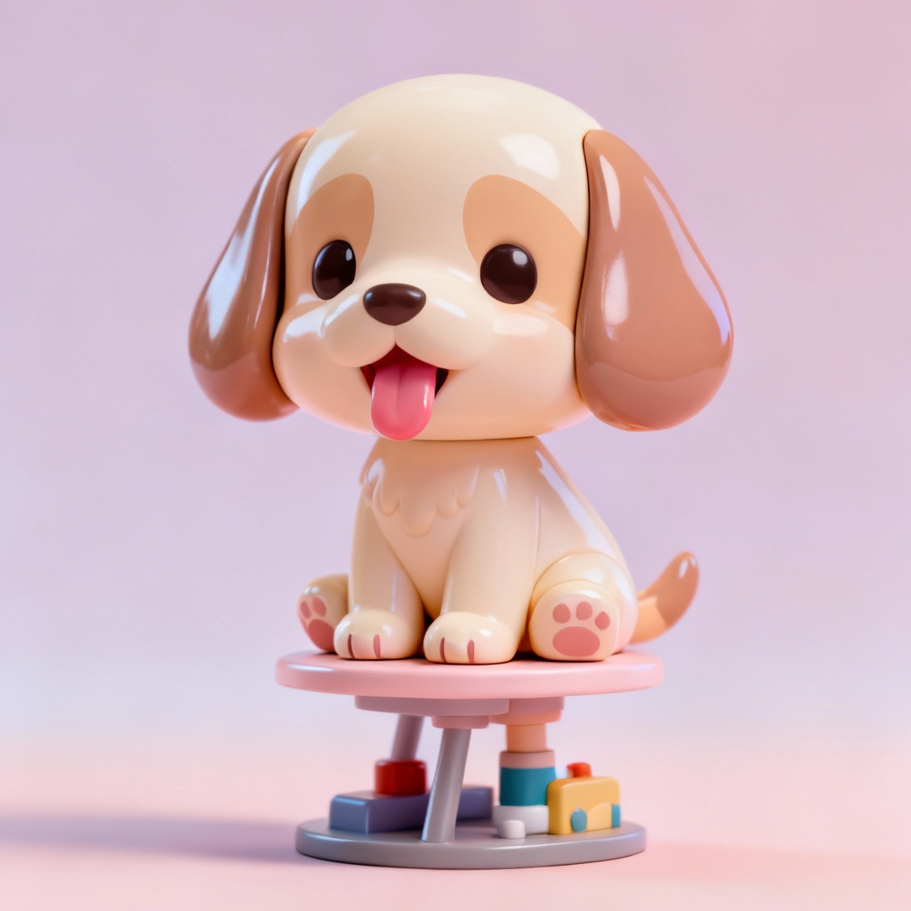 AI Funko Pop puppy vinyl toy