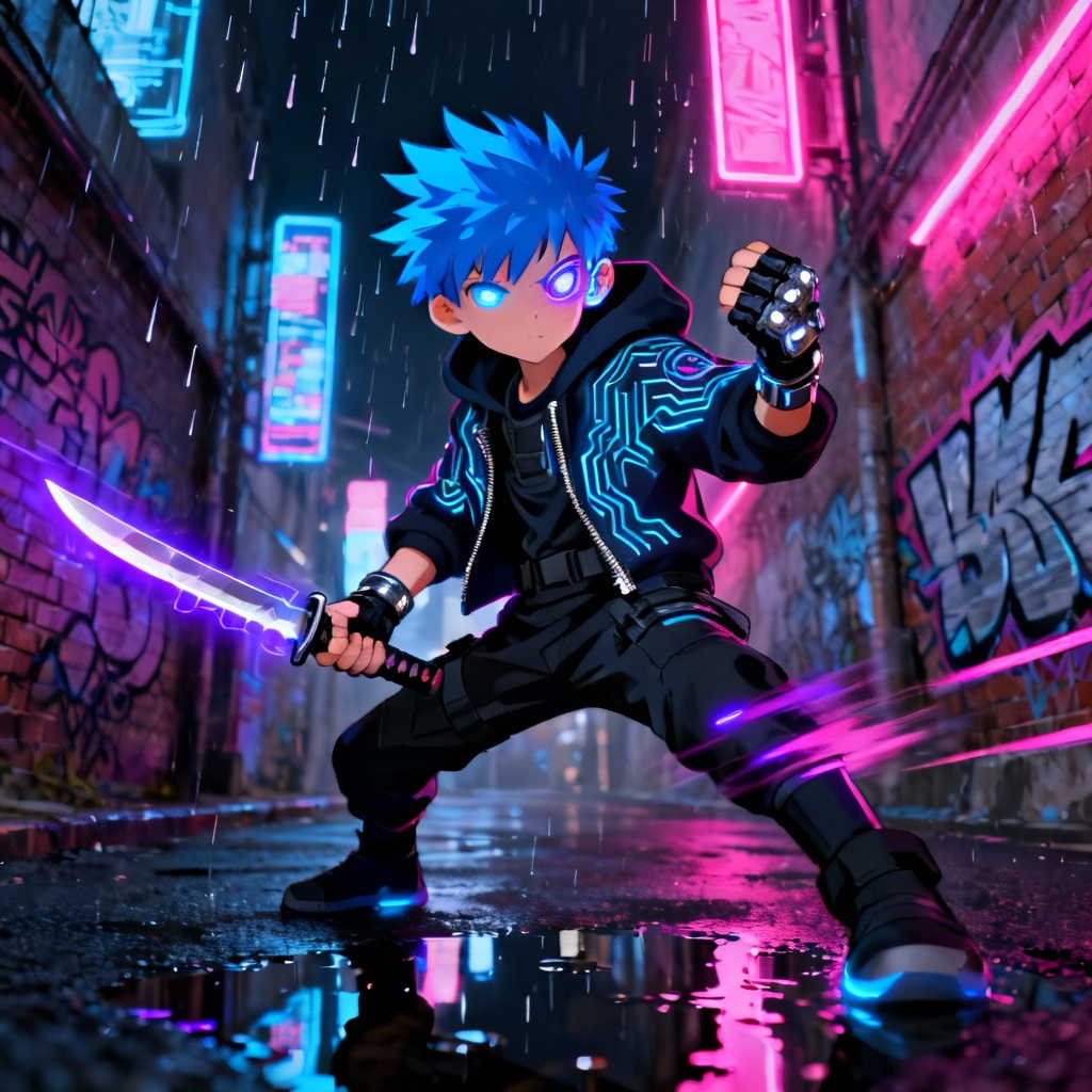 AI Sasuke-inspired streetwear