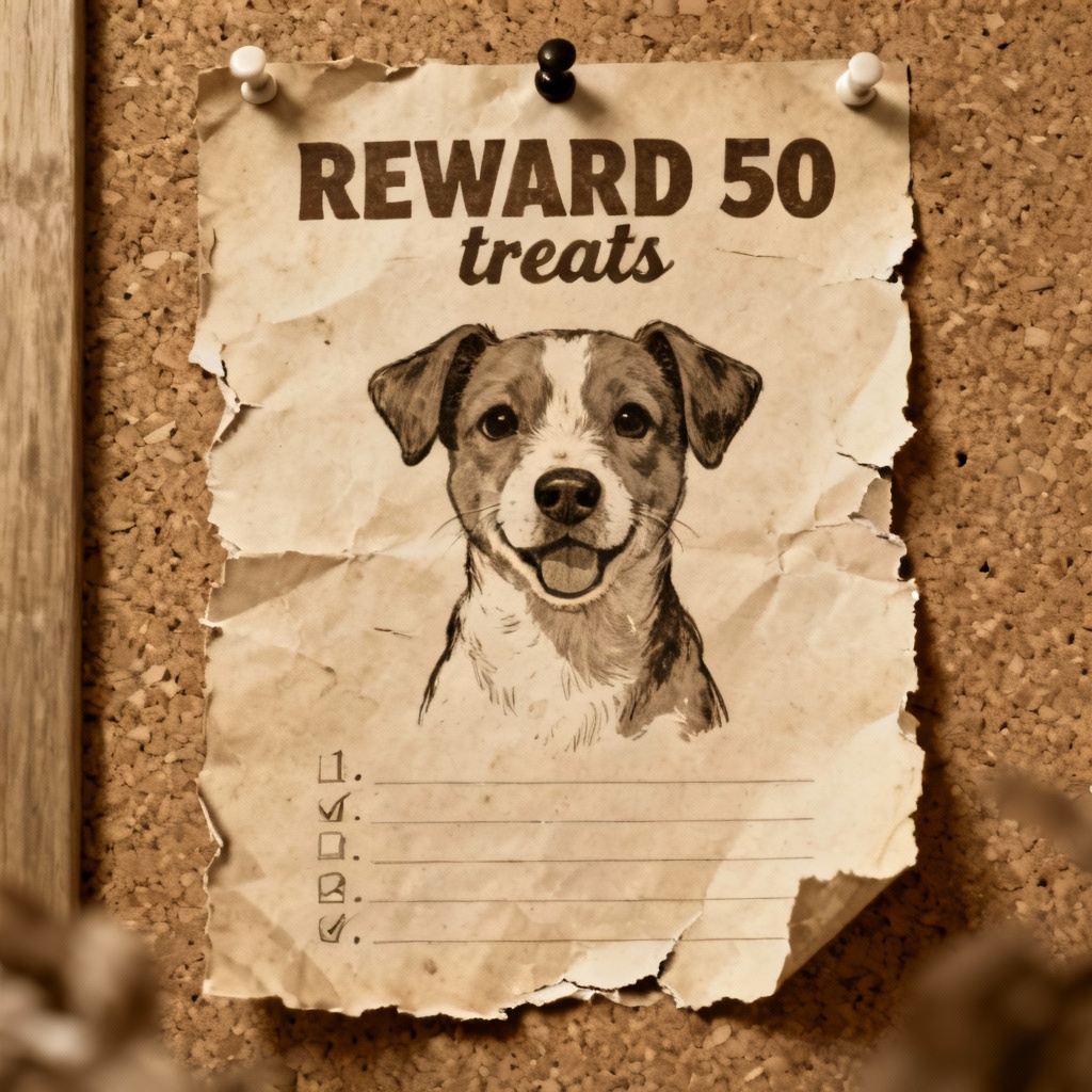 AI pet wanted poster meme