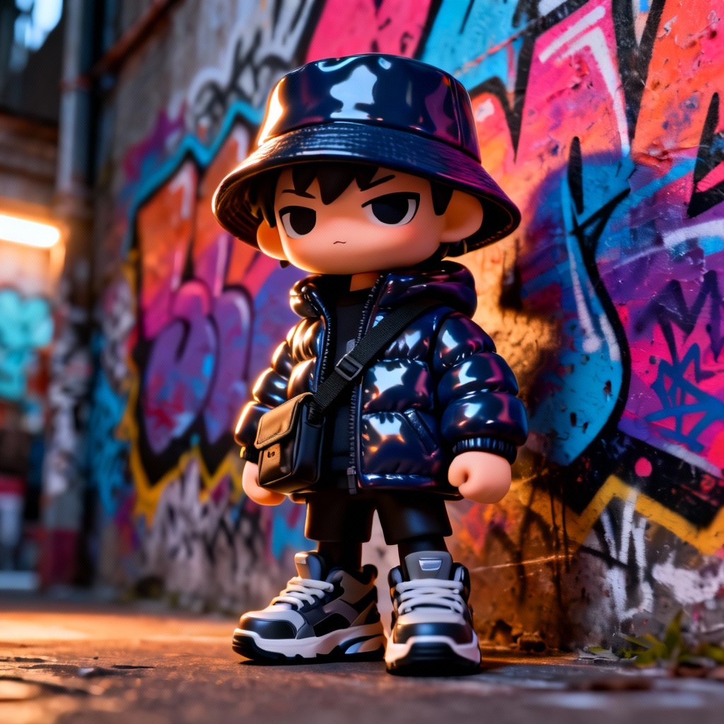 AI Funko Pop streetwear character
