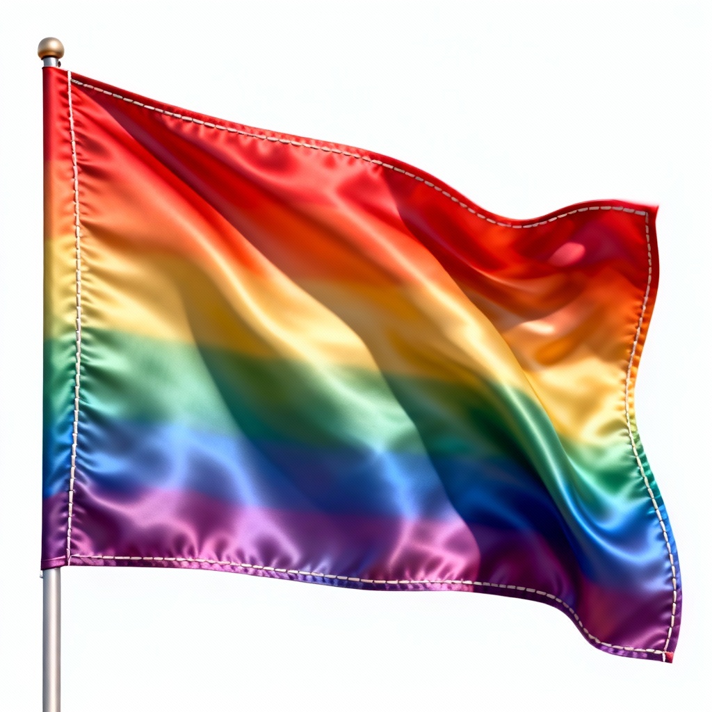 AI inclusive pride gradient flag