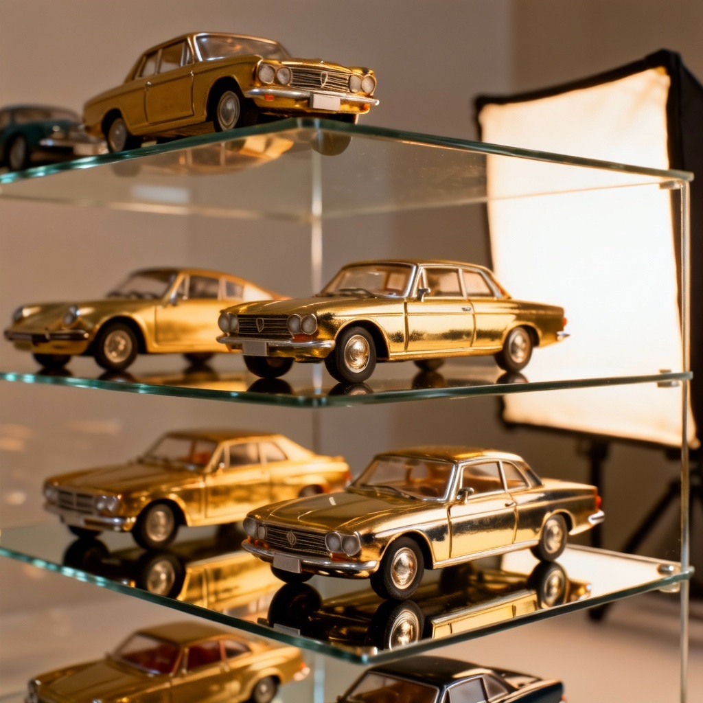 AI vintage die-cast toy car collection