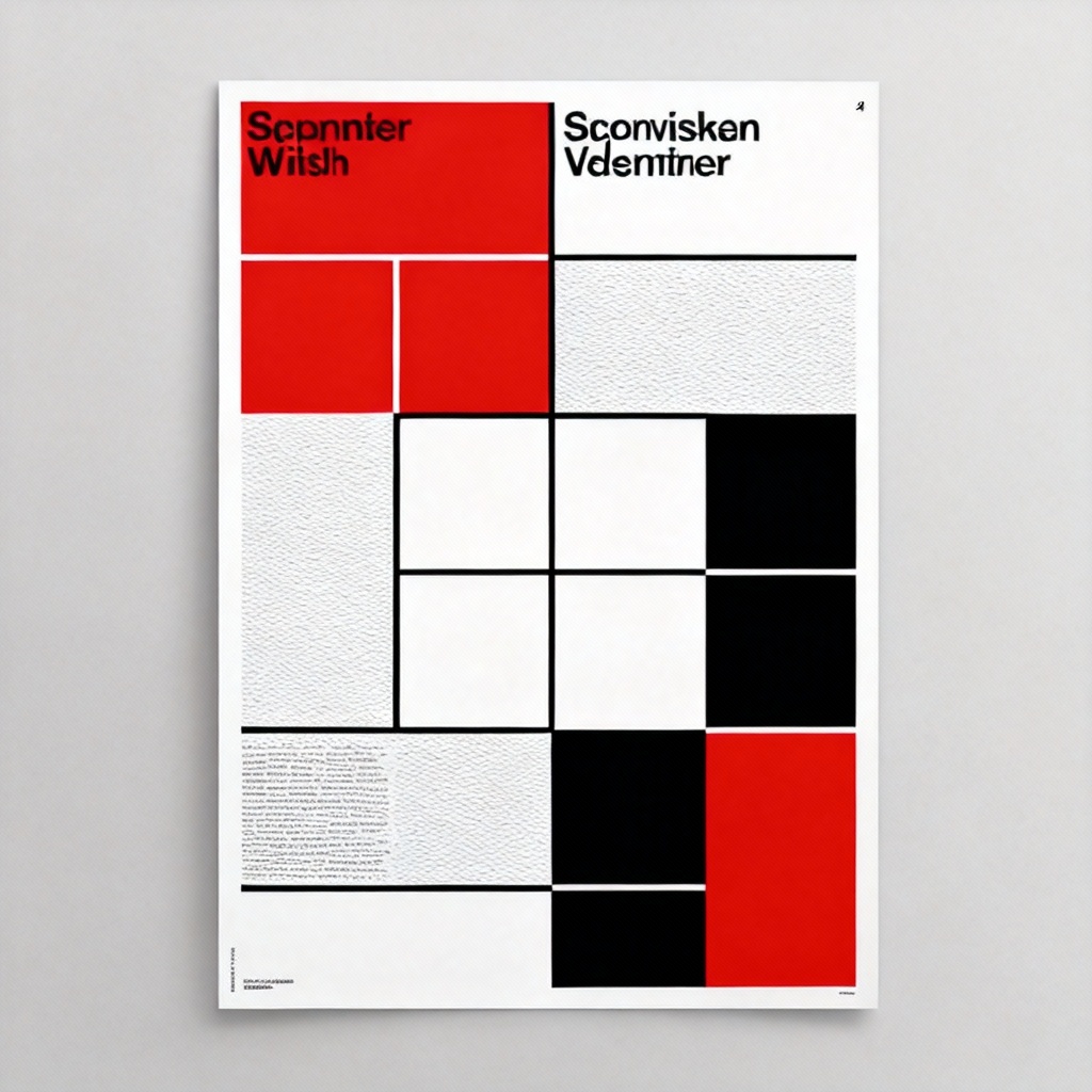 AI poster design minimal swiss grid workshop