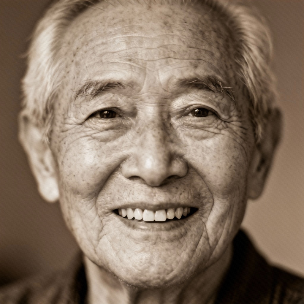 AI deblur and face enhancement for old headshot