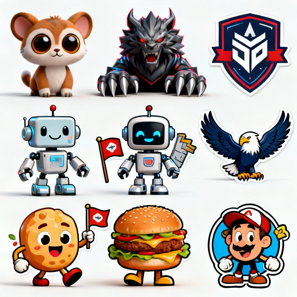 AI mascot generator hero image with vector, 3D, and esports mascots
